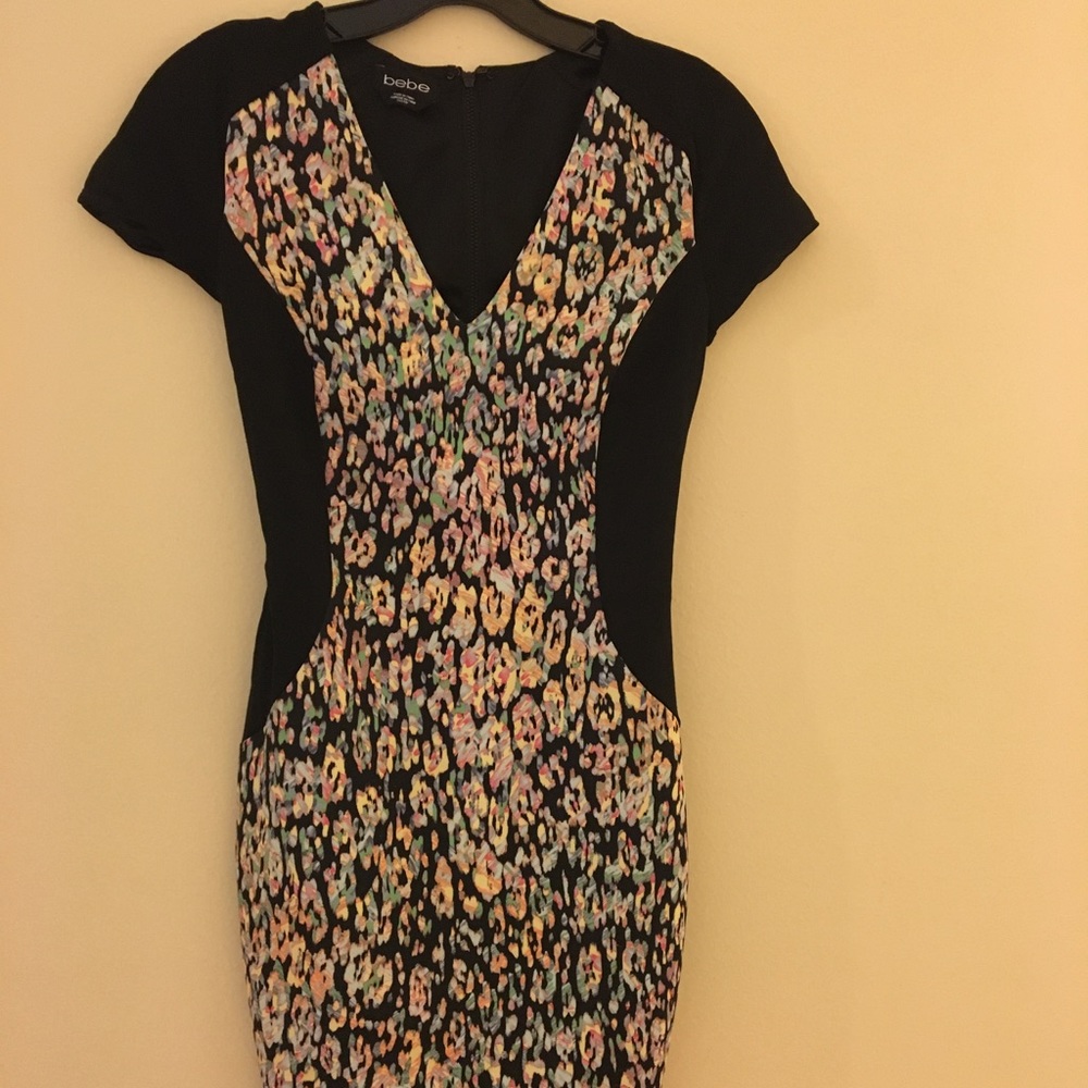 Bebe body con dress XXS NWOT
